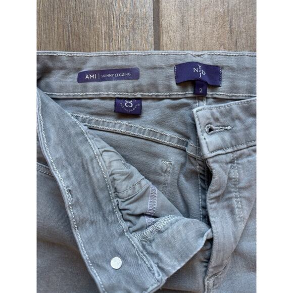 NYDJ Jeans Womens 2 Gray Ami Skinny Legging LiftxTuck Denim - Picture 5 of 15